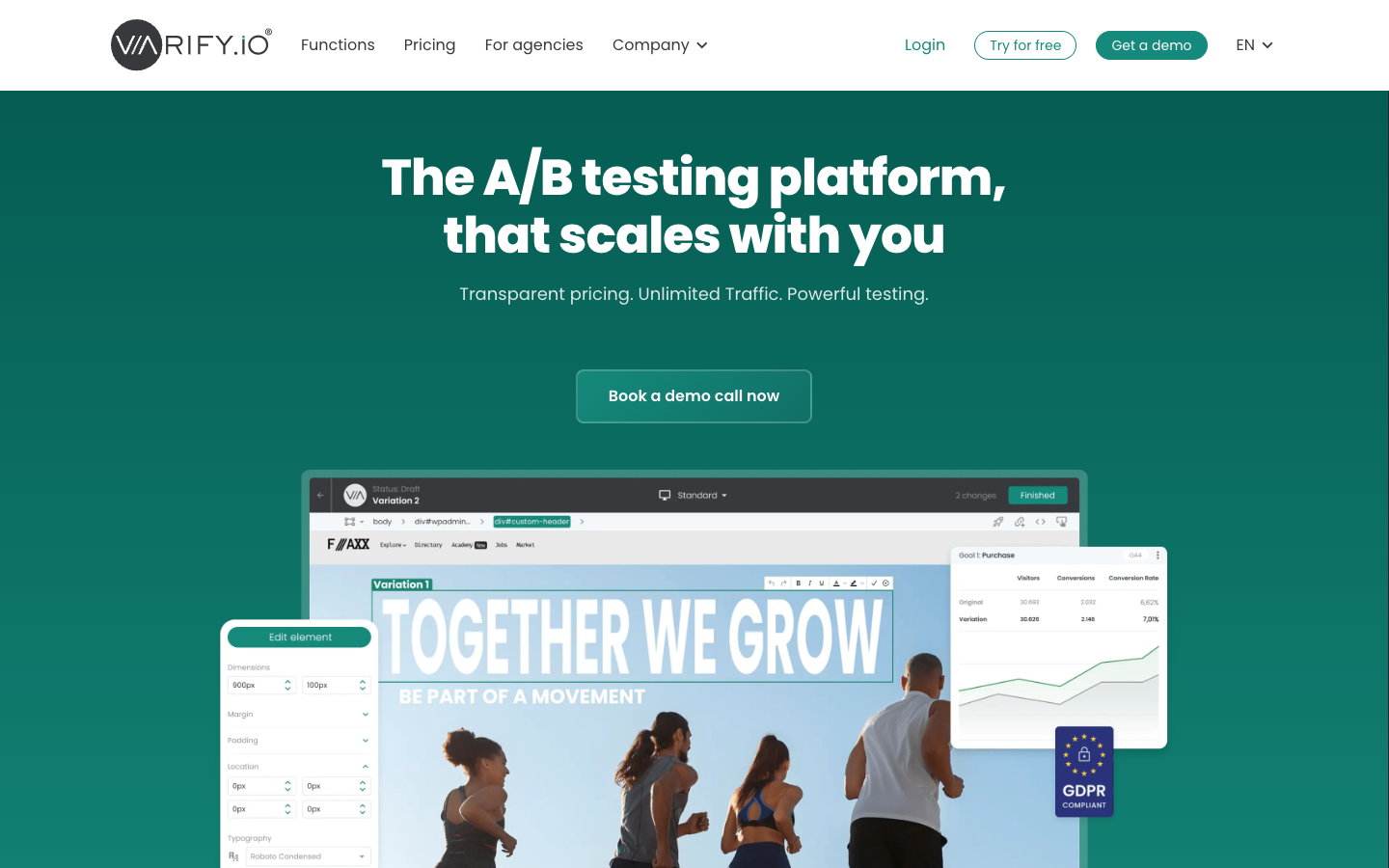 Varify.io website